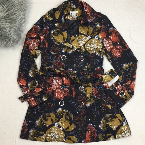 Vertigo Paris Double Breasted Trench Rain Coat S - Picture 1 of 8